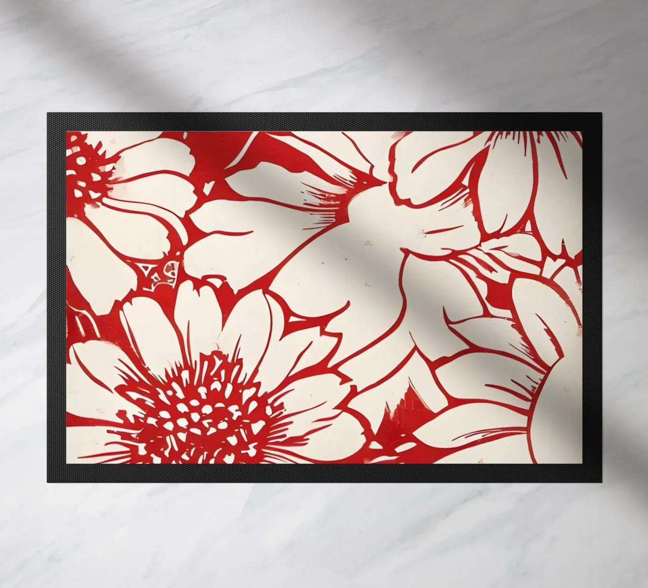 Crisantemi cremisi zerbino da Artistic-shop
