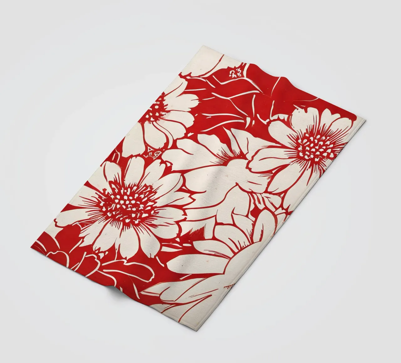 Crisantemi cremisi coperta in pile da Artistic-shop