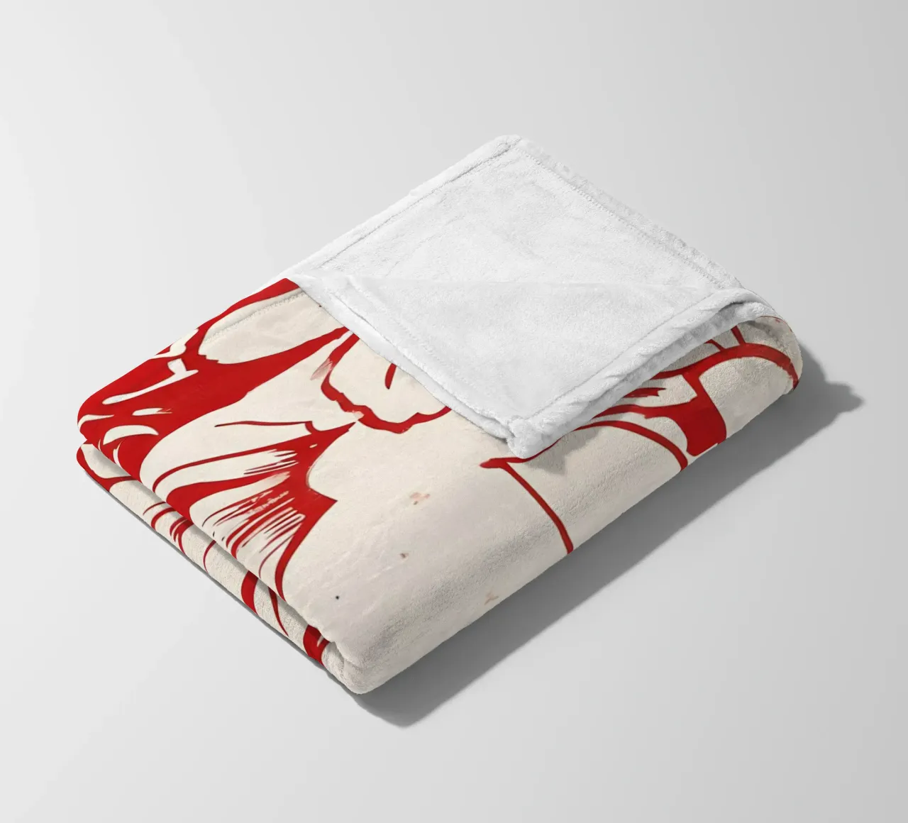 Crisantemi cremisi coperta in pile da Artistic-shop