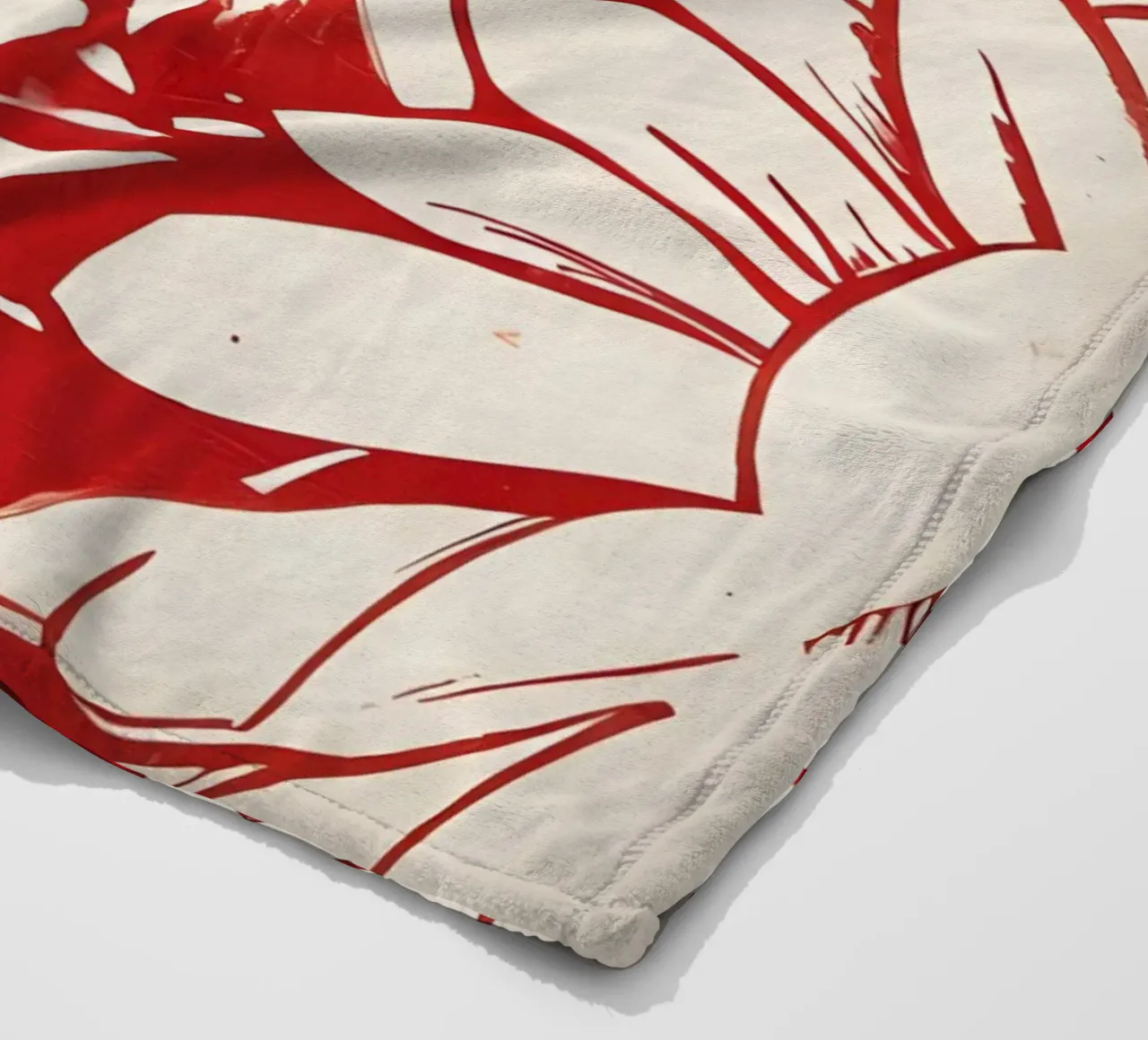 Crisantemi cremisi coperta in pile da Artistic-shop