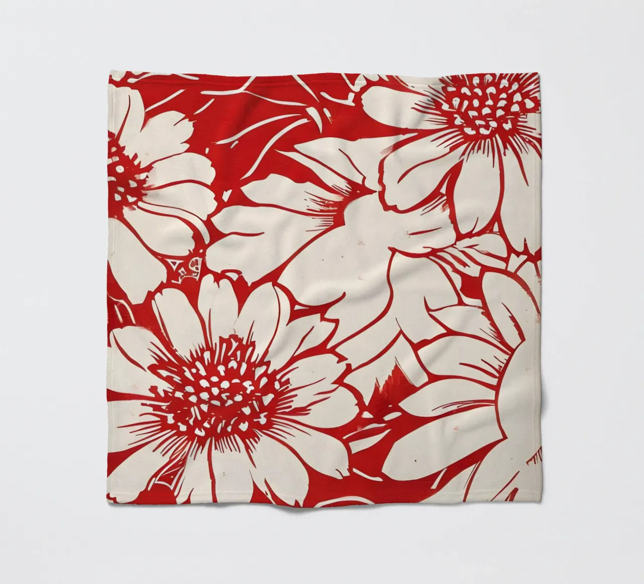 Crisantemi cremisi coperta in pile da Artistic-shop