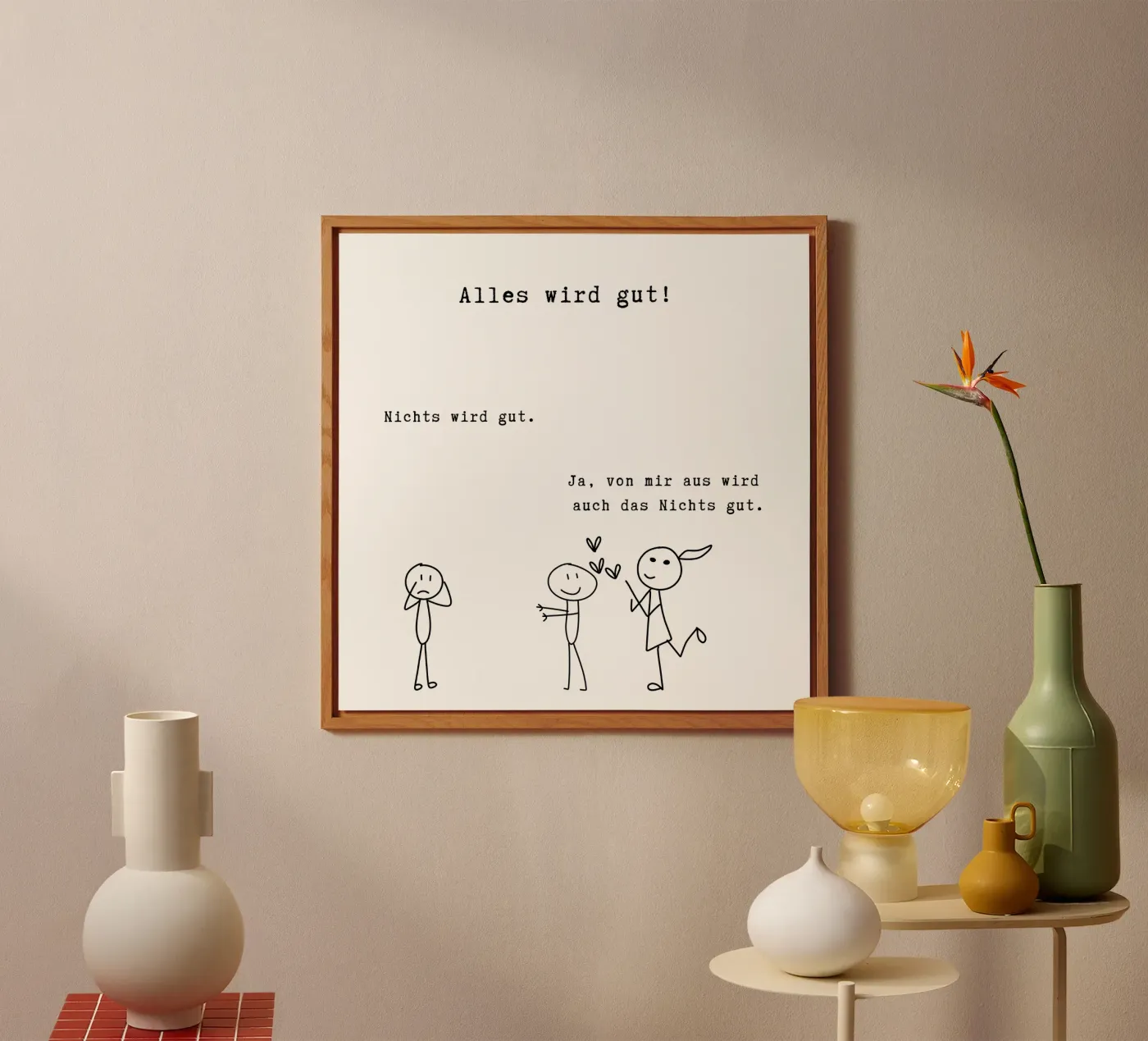 Alles wird gut pannello forex da PurePeachStudio