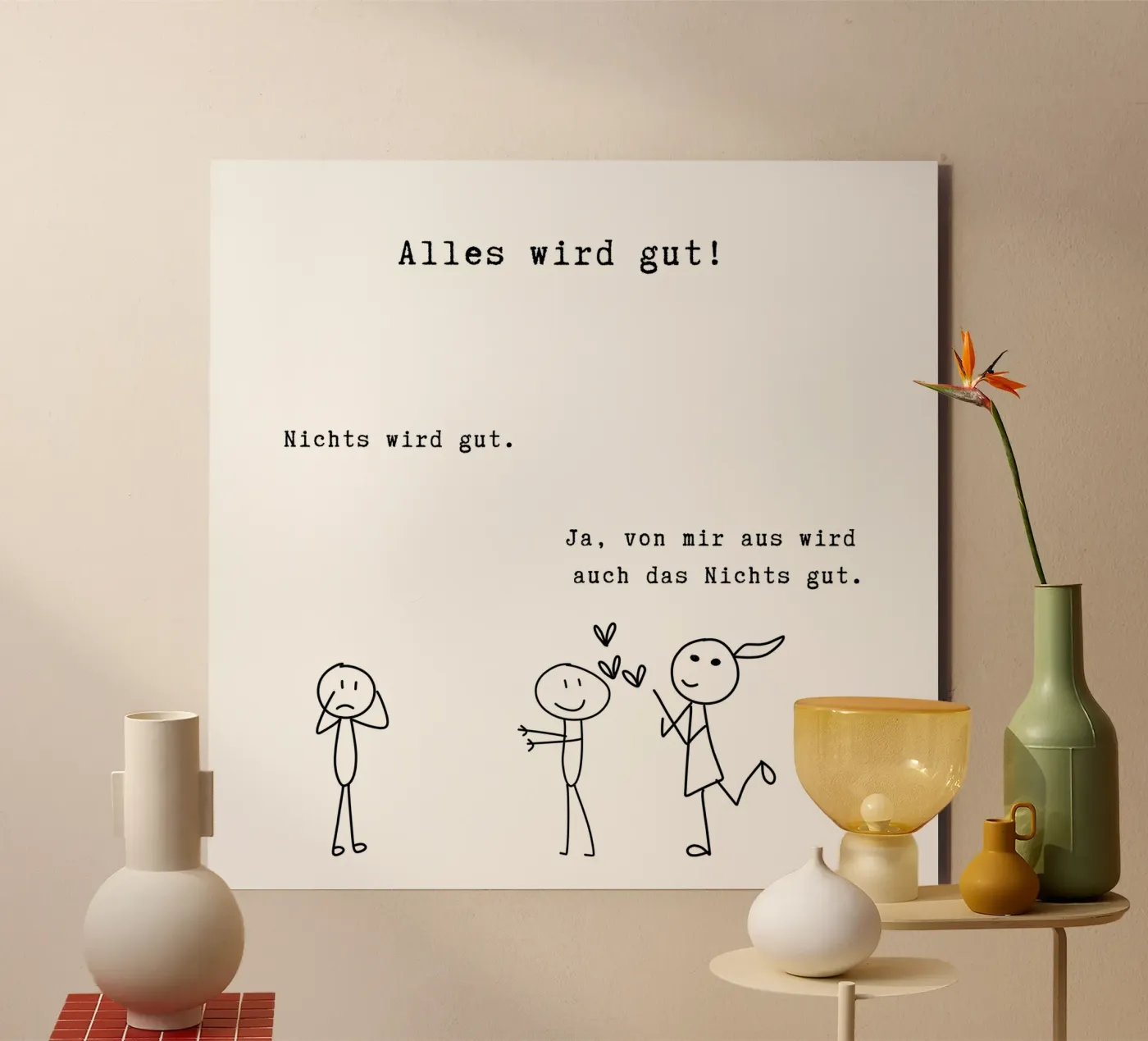 Alles wird gut pannello forex da PurePeachStudio