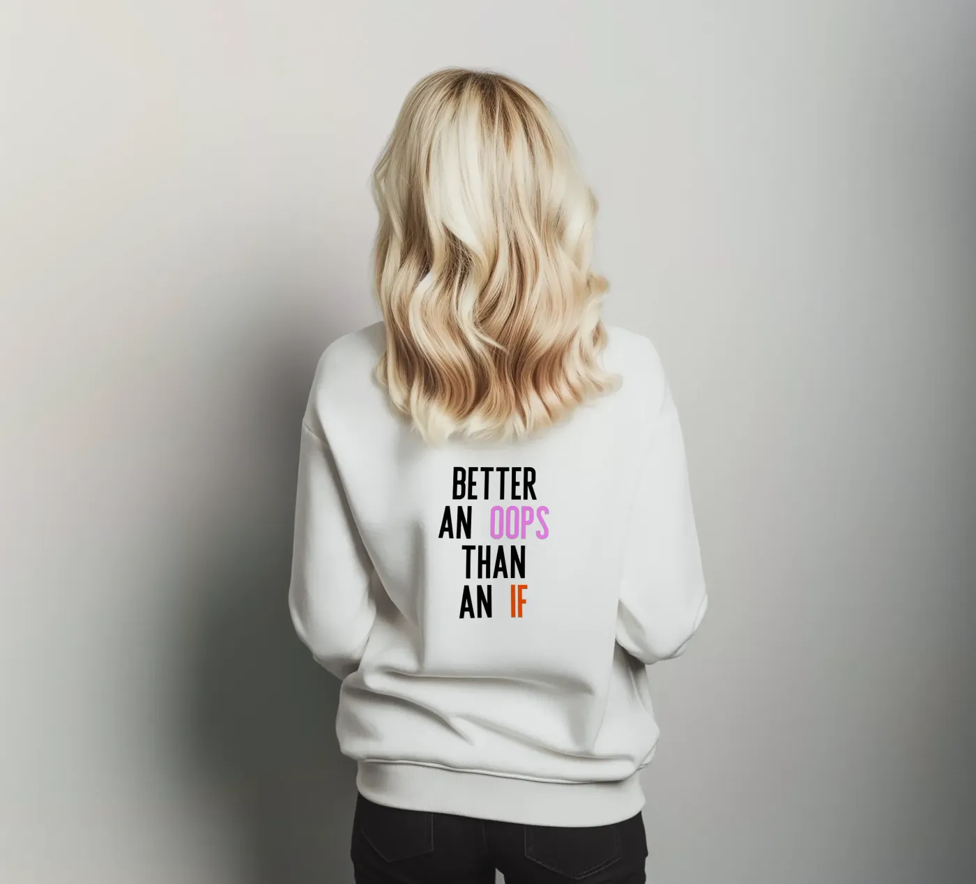Better Oops felpa da PurePeachStudio
