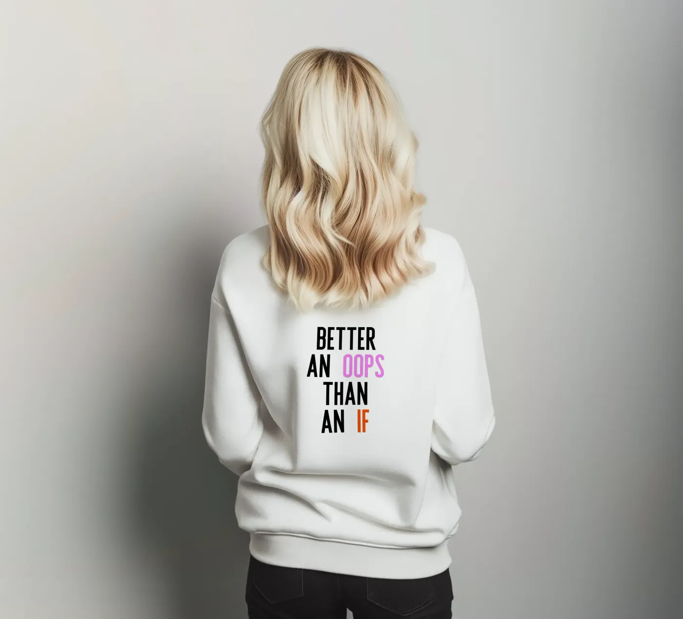 Better Oops felpa da PurePeachStudio