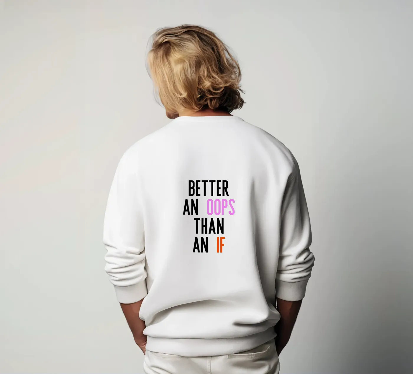 Better Oops felpa da PurePeachStudio
