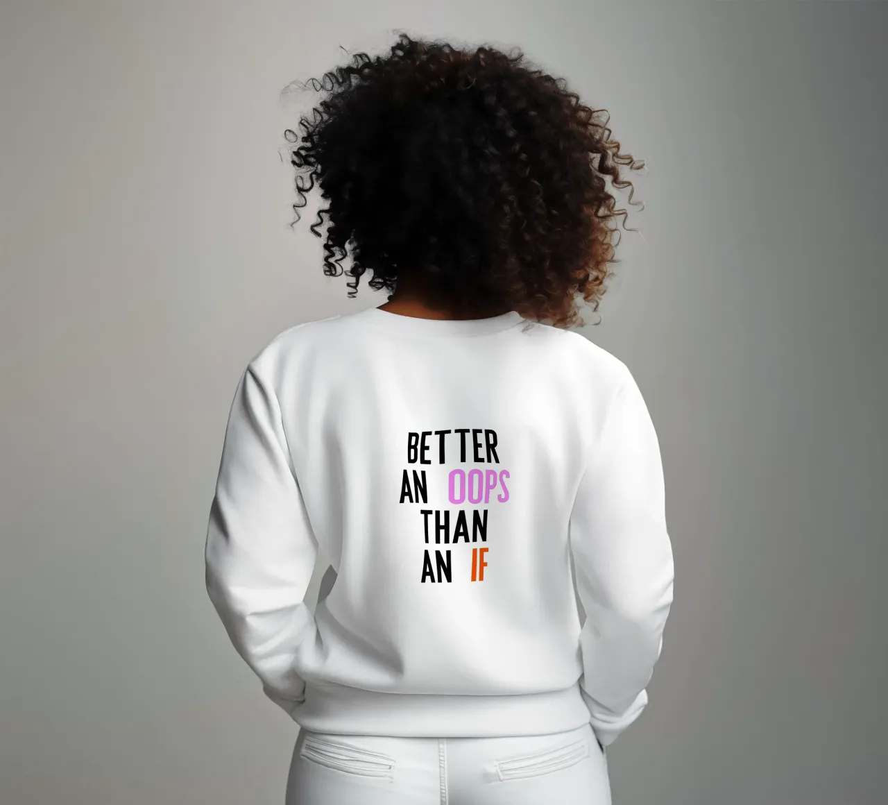 Better Oops felpa da PurePeachStudio