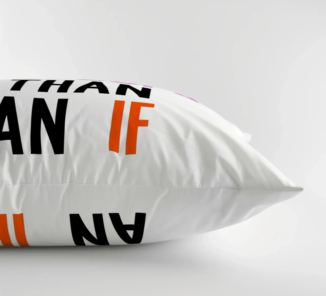 Better Oops cuscino da PurePeachStudio