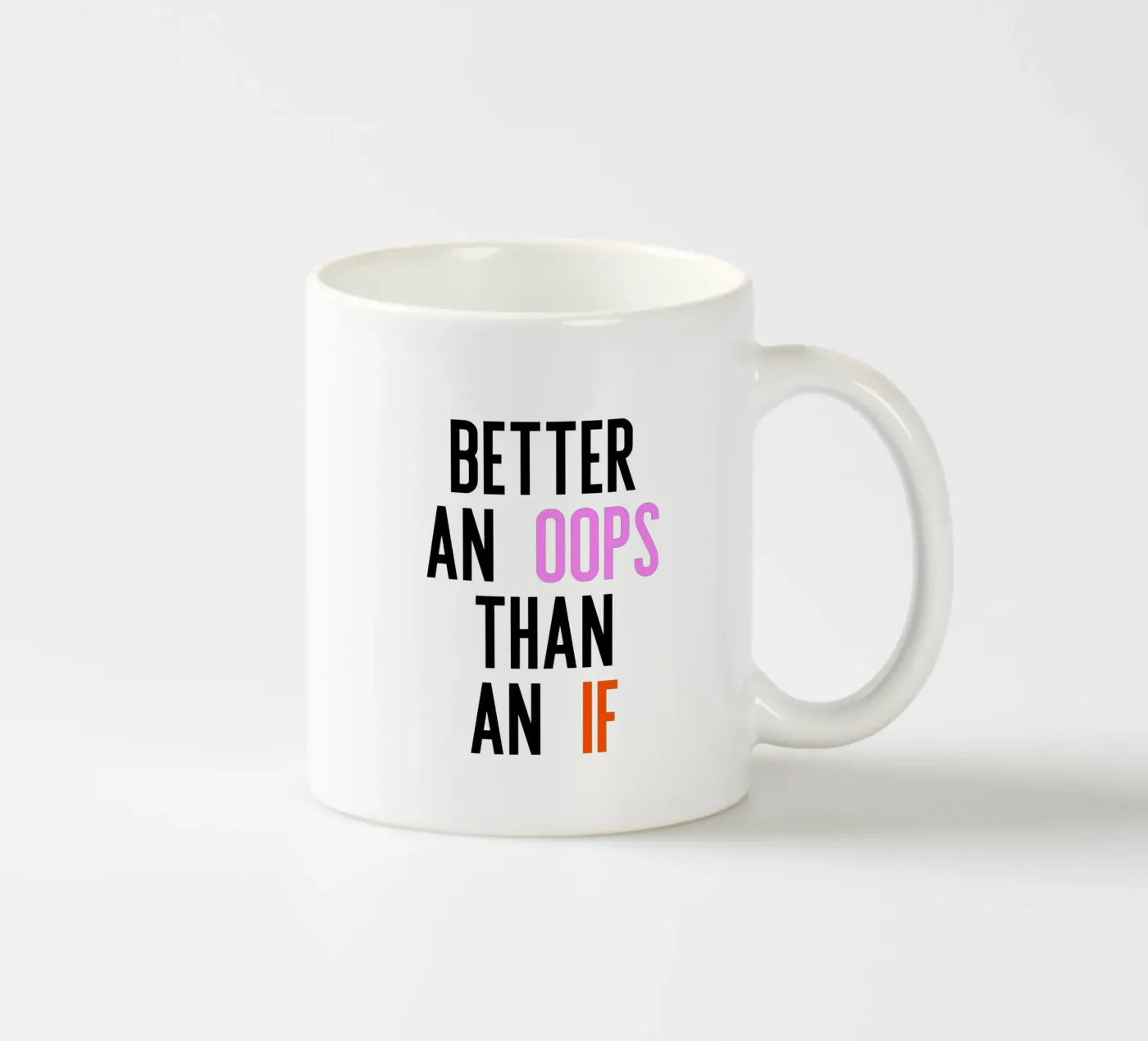 Better Oops keramische mok van PurePeachStudio