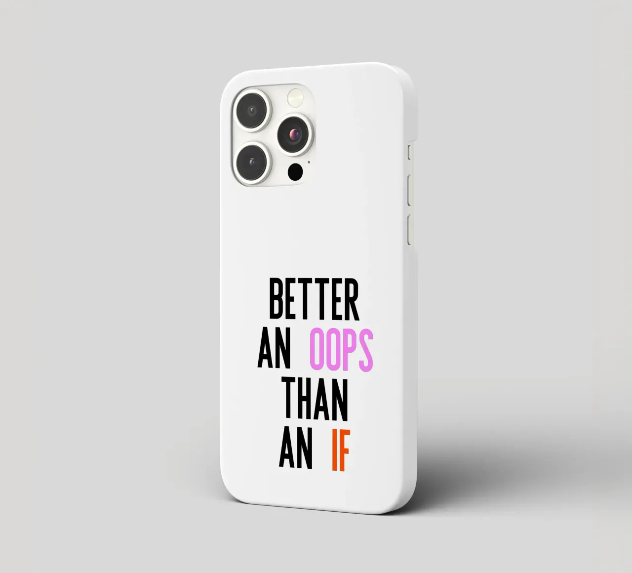 Better Oops cover iphone da PurePeachStudio