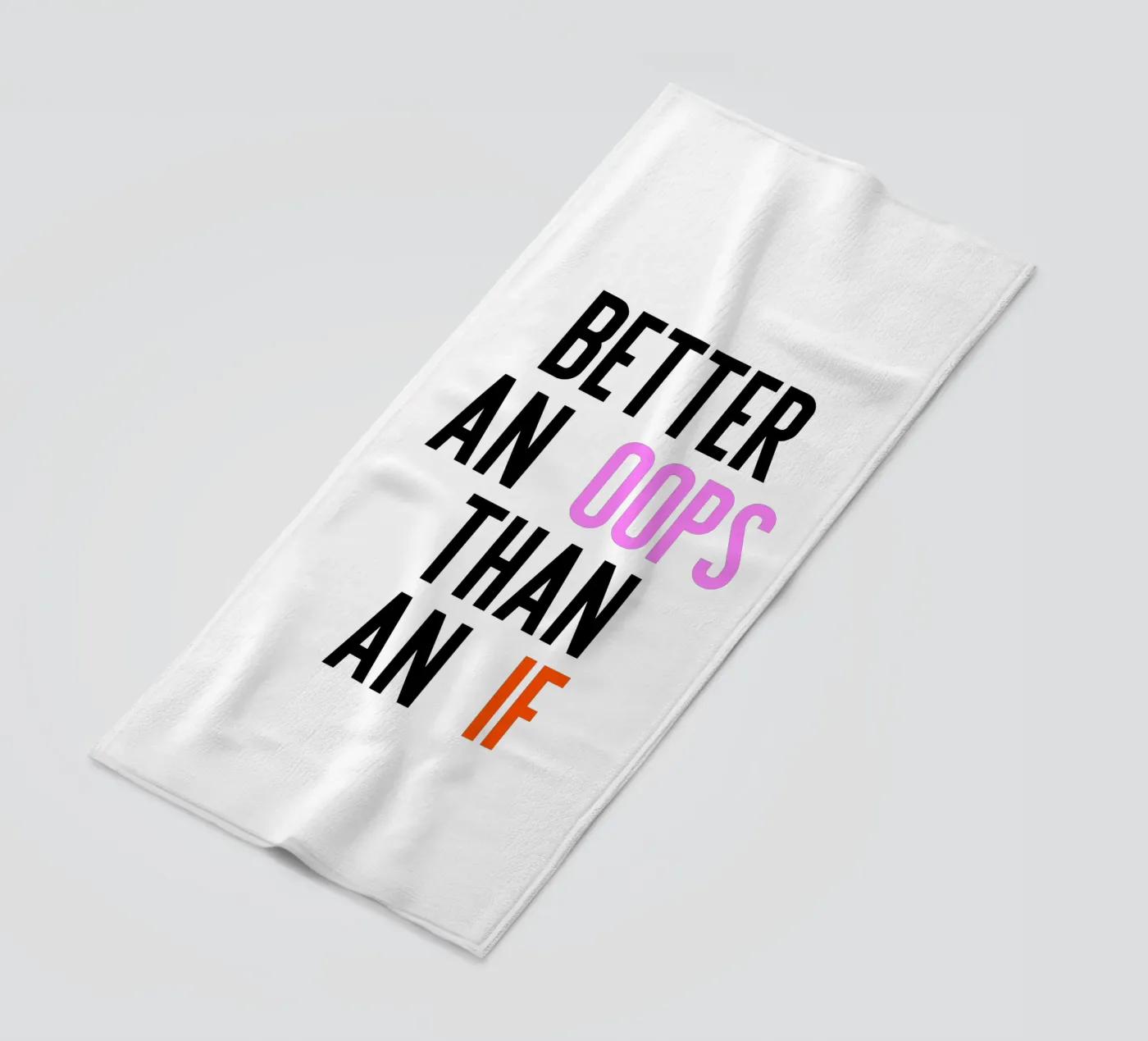 Better Oops serviette de plage de PurePeachStudio
