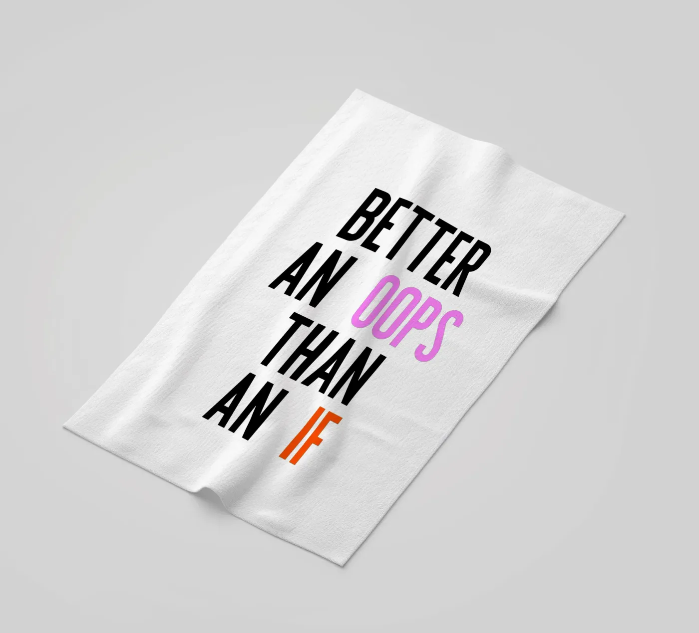 Better Oops serviette de plage de PurePeachStudio