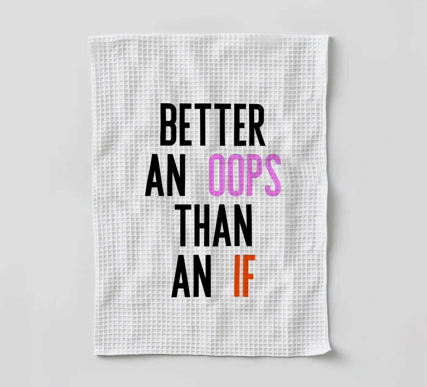 Better Oops torchon de PurePeachStudio