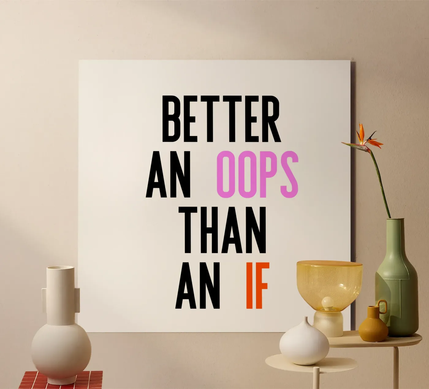 Better Oops forex-plaat van PurePeachStudio