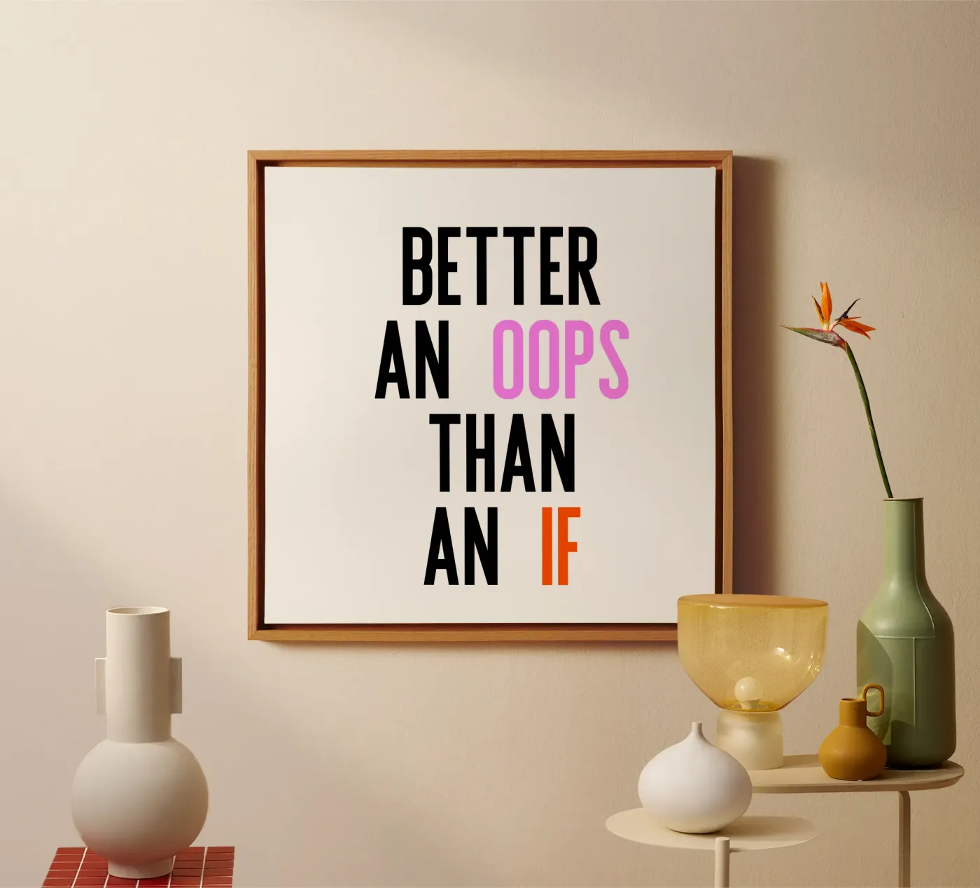 Better Oops canvas van PurePeachStudio