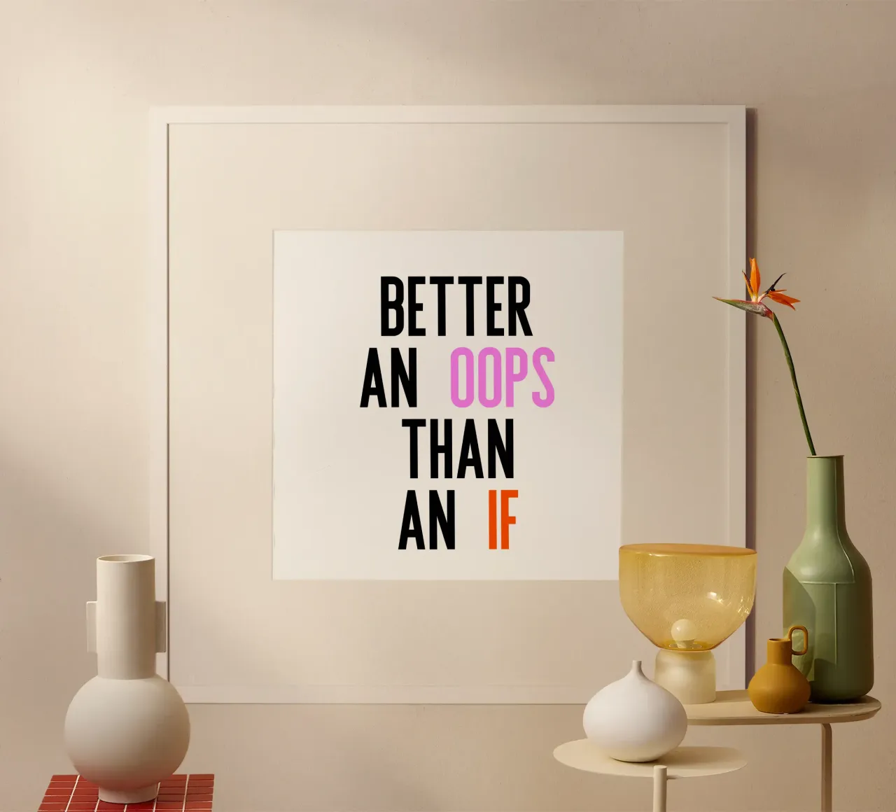 Better Oops poster da PurePeachStudio