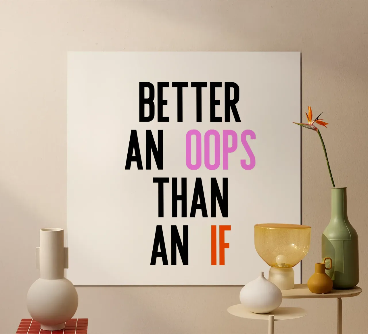 Better Oops poster da PurePeachStudio