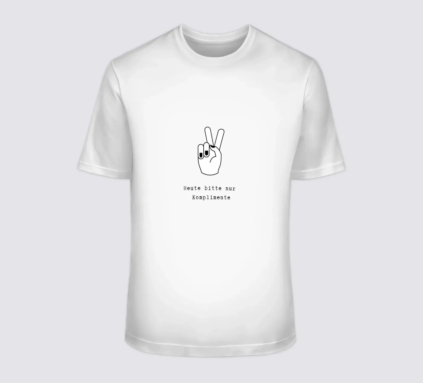 Komplimente t-shirt by PurePeachStudio