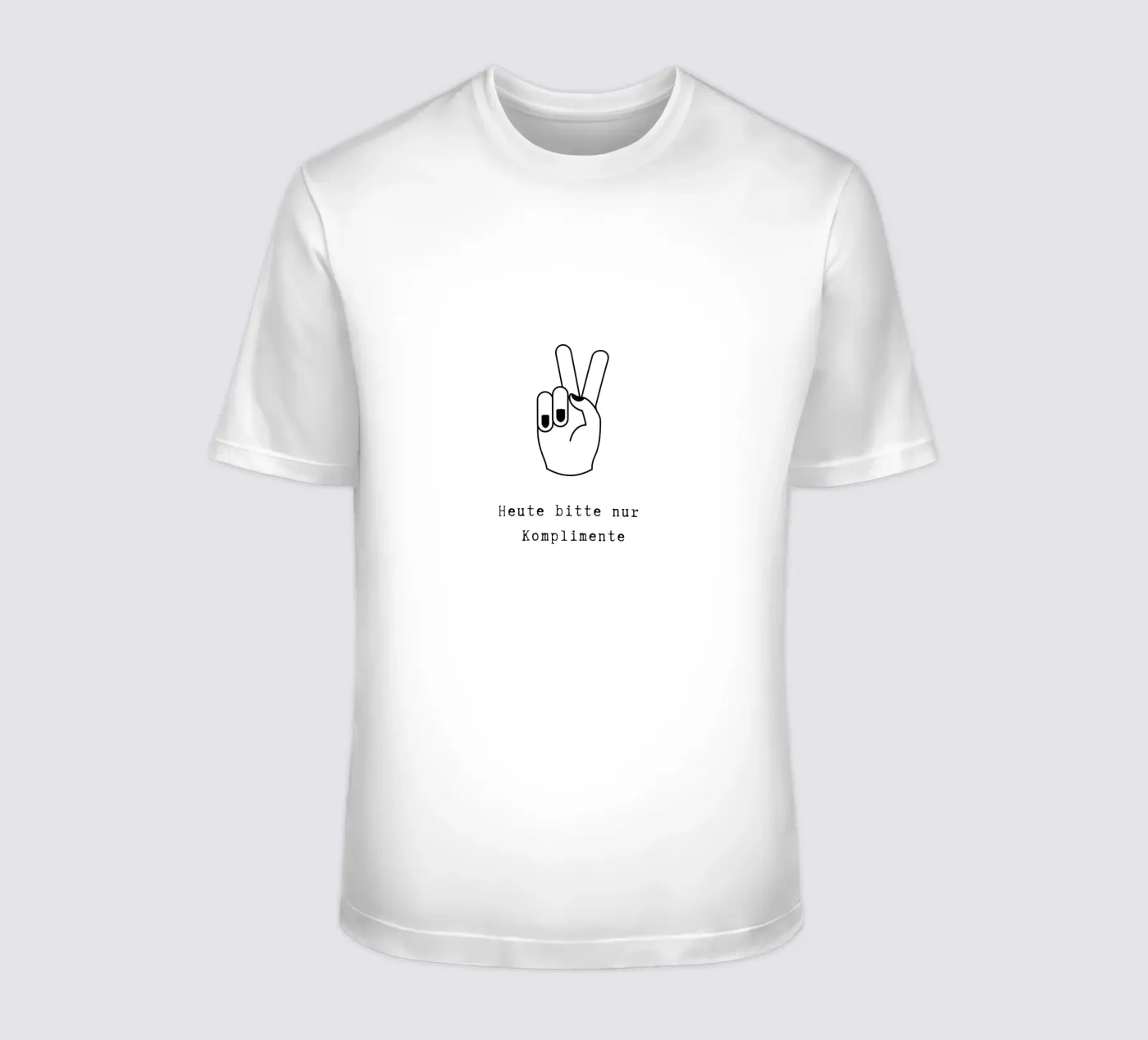 Komplimente t-shirt by PurePeachStudio