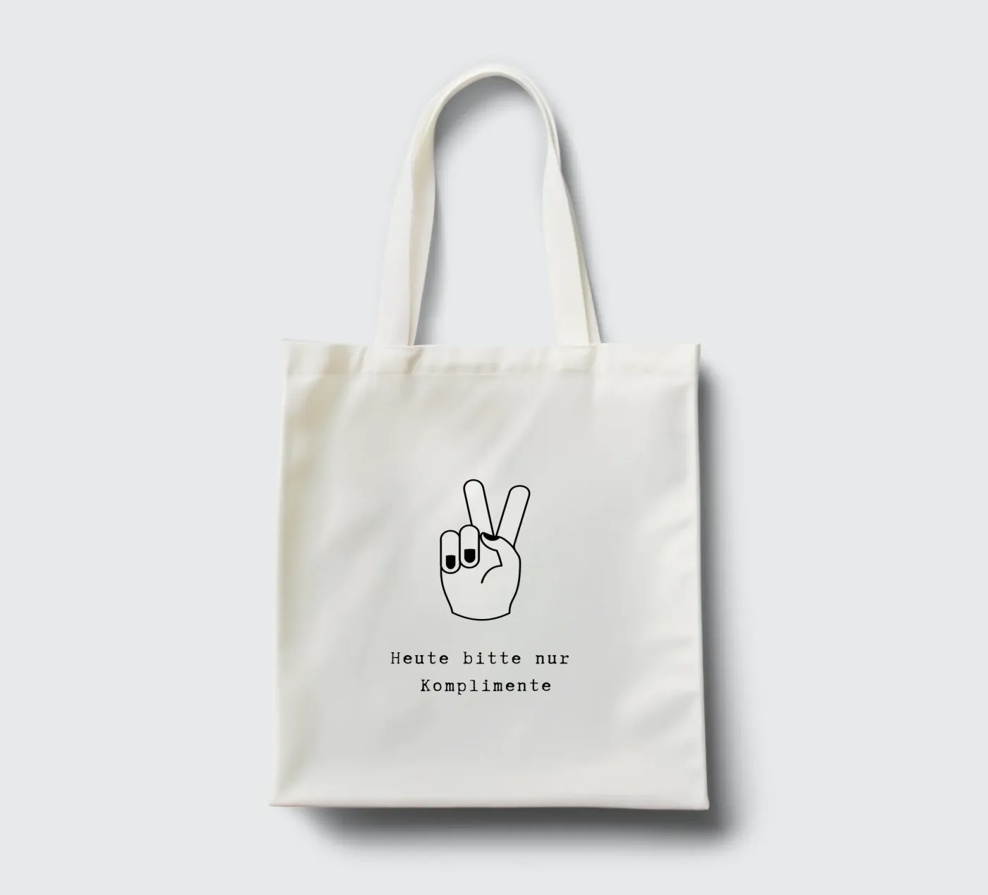 Komplimente tote bag by PurePeachStudio