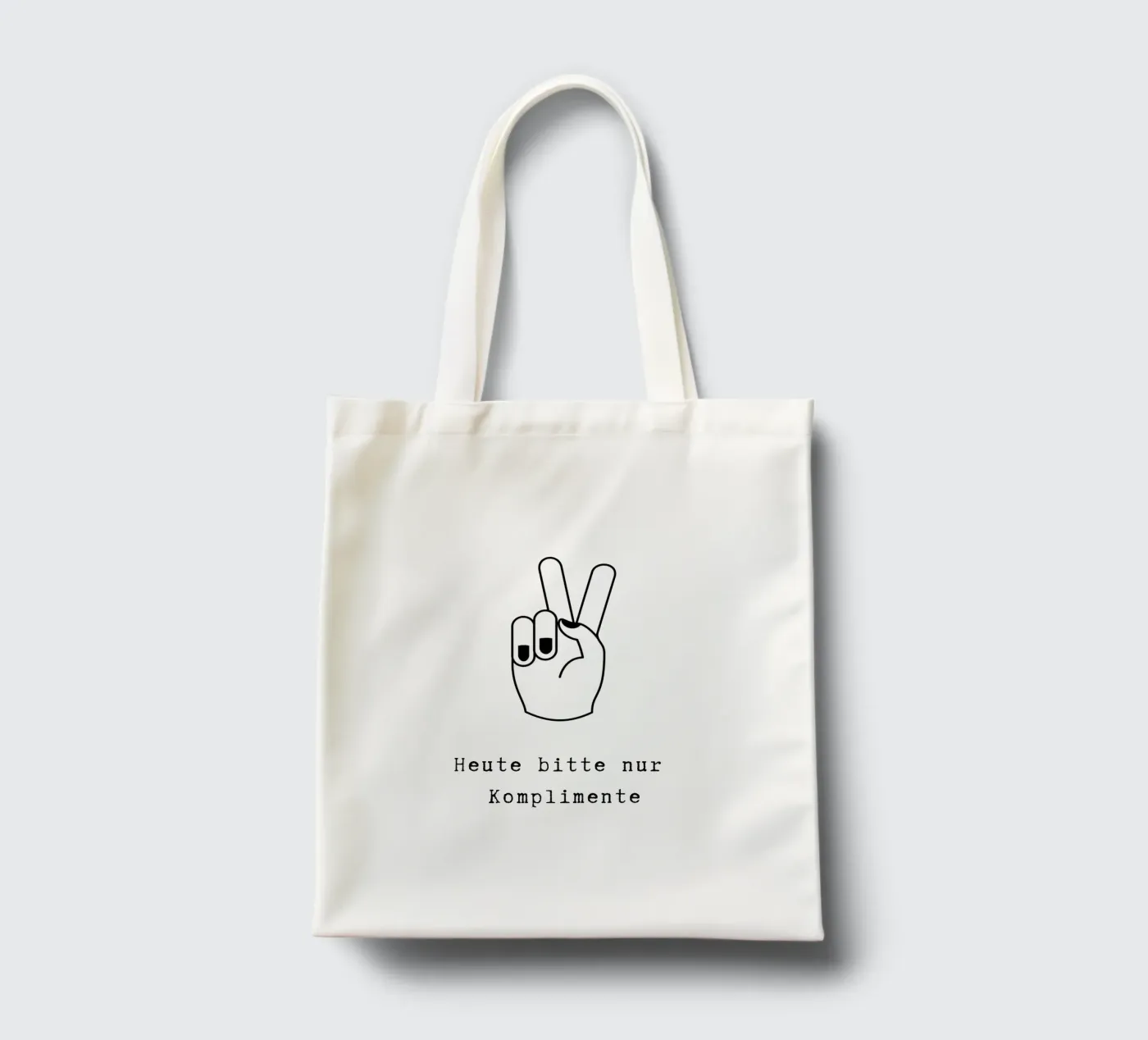 Komplimente tote bag by PurePeachStudio