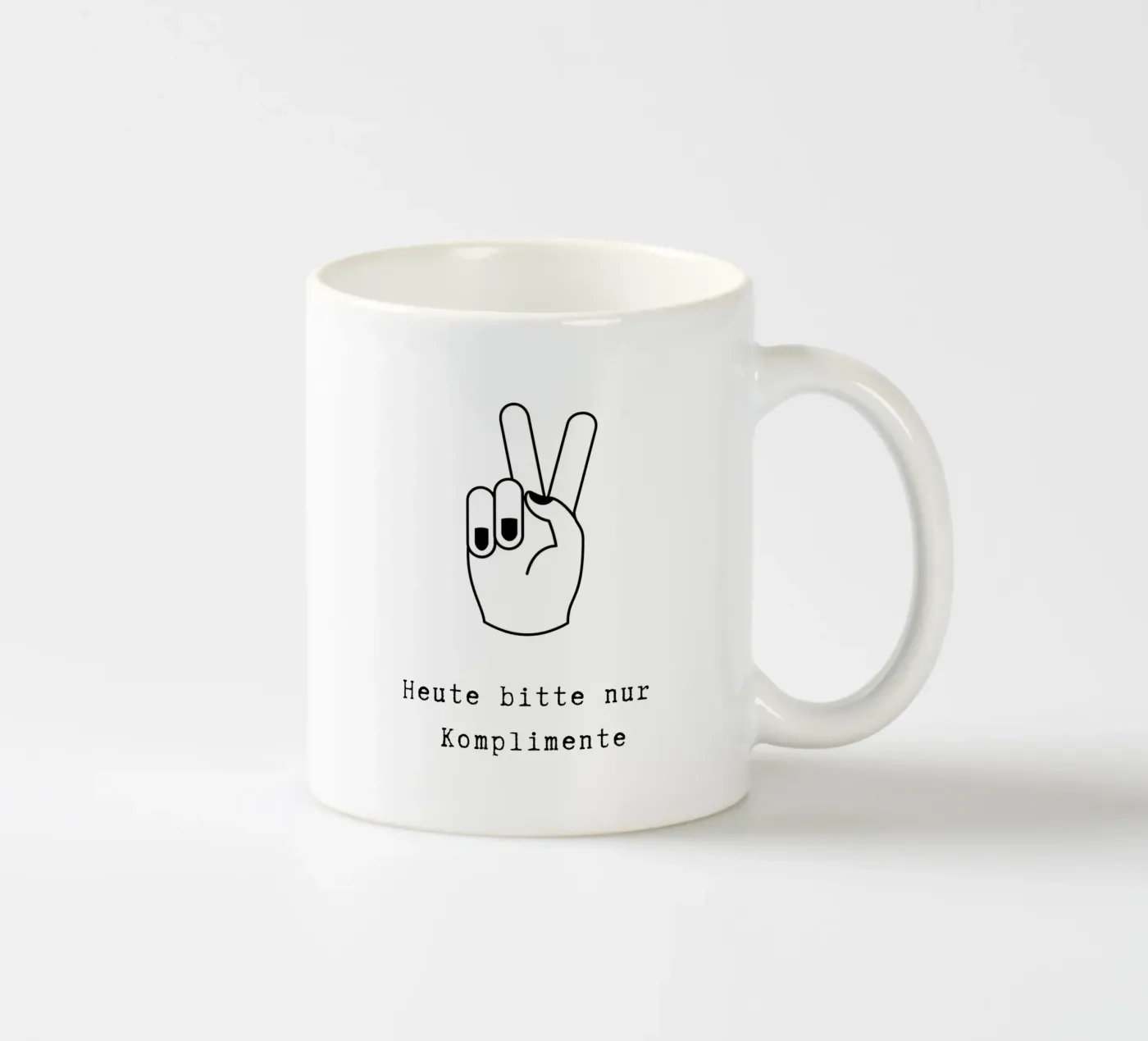 Komplimente Keramik Tasse von PurePeachStudio