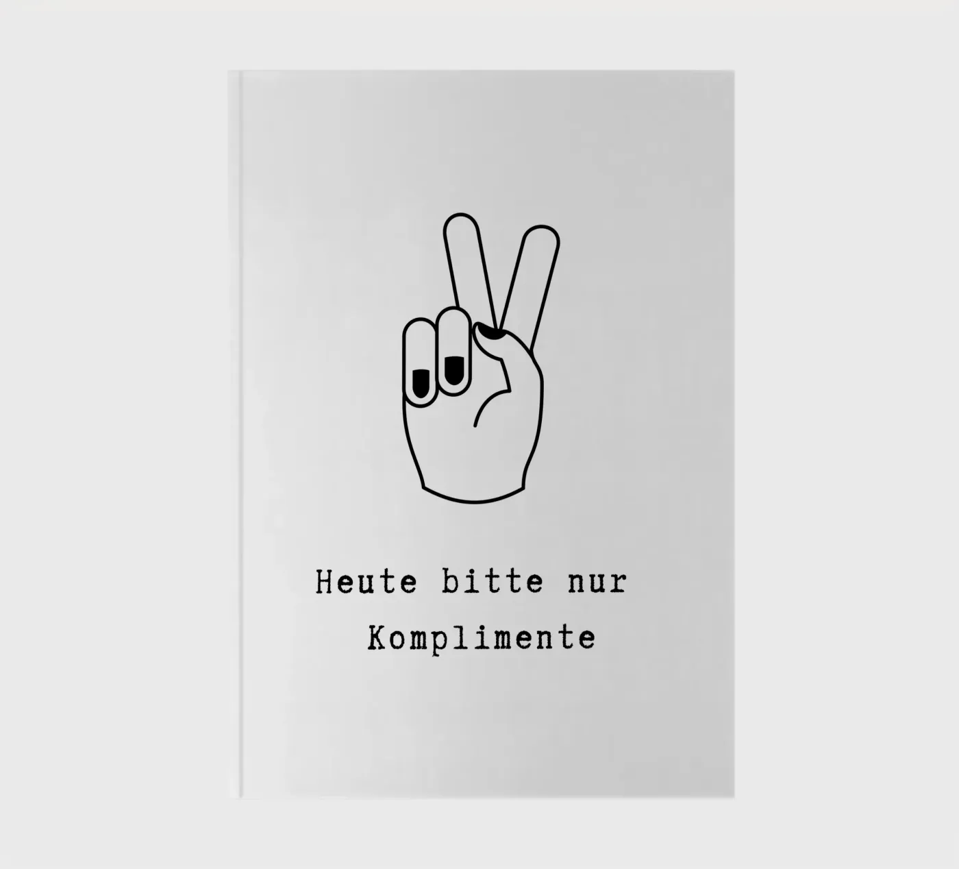 Komplimente notebook by PurePeachStudio