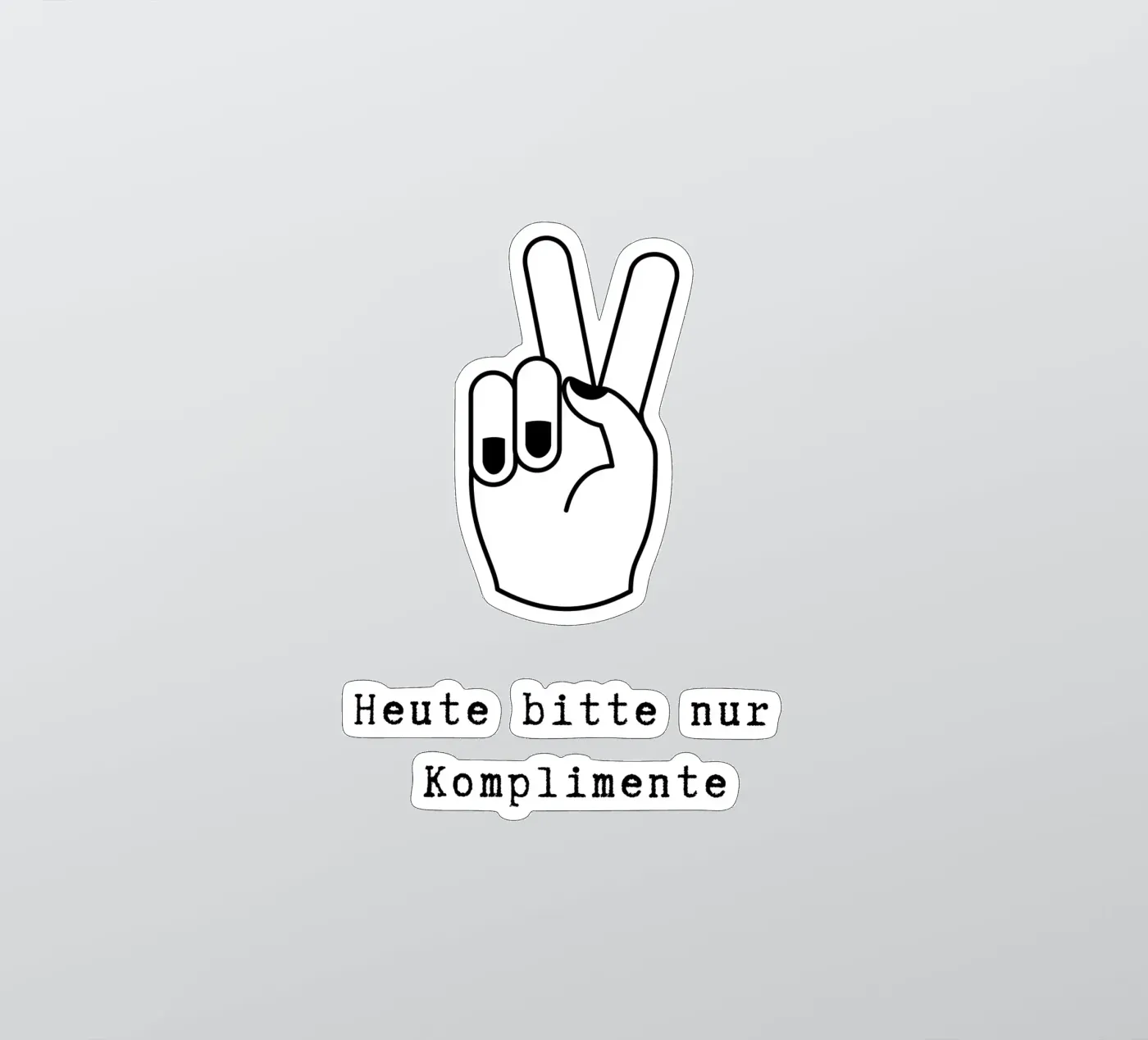 Komplimente sticker van PurePeachStudio