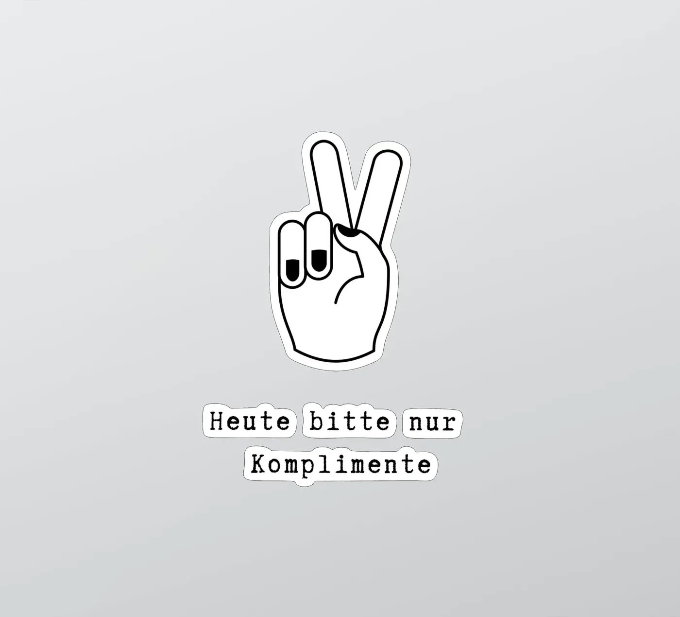 Komplimente Sticker von PurePeachStudio