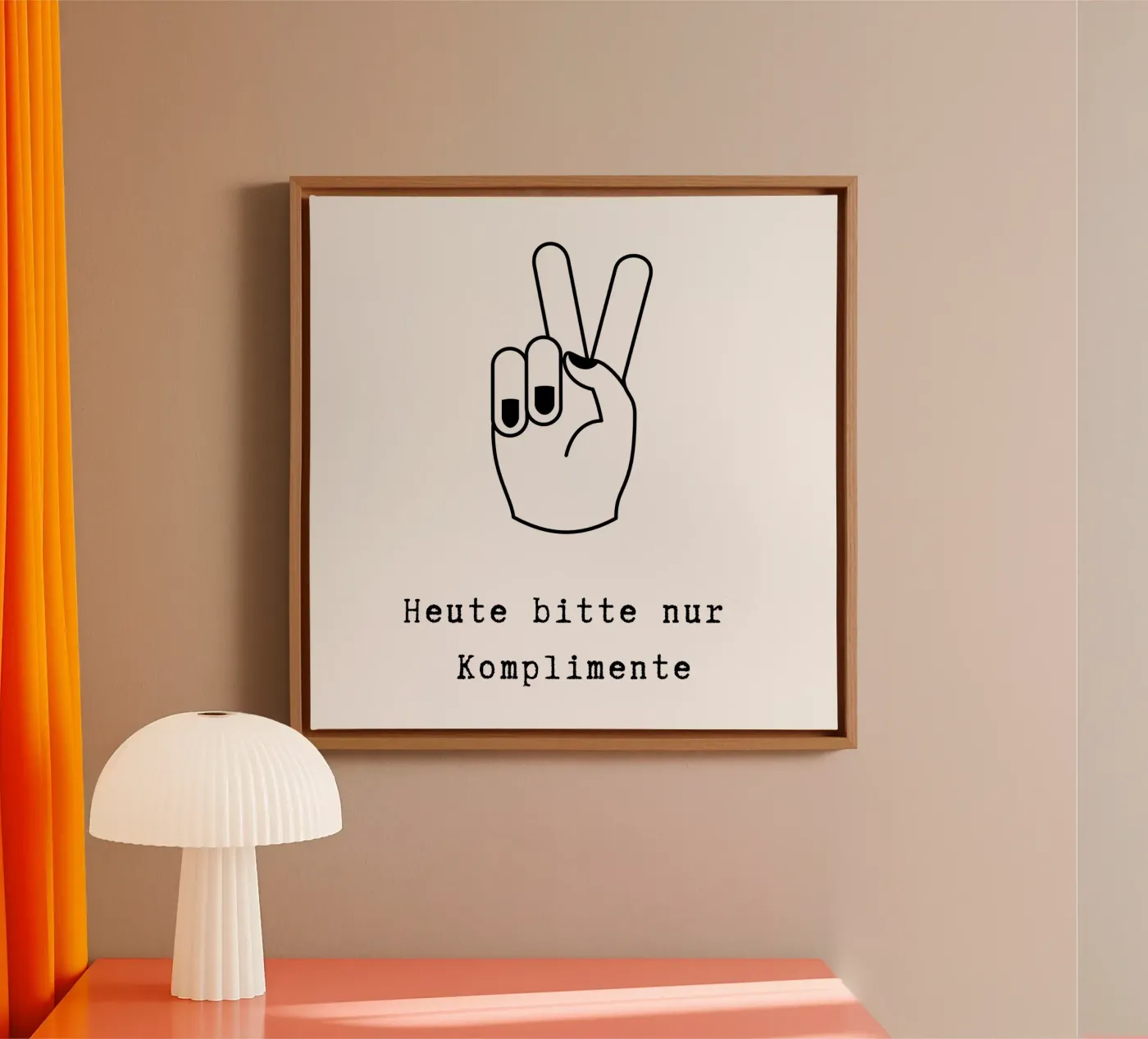 Komplimente canvas by PurePeachStudio
