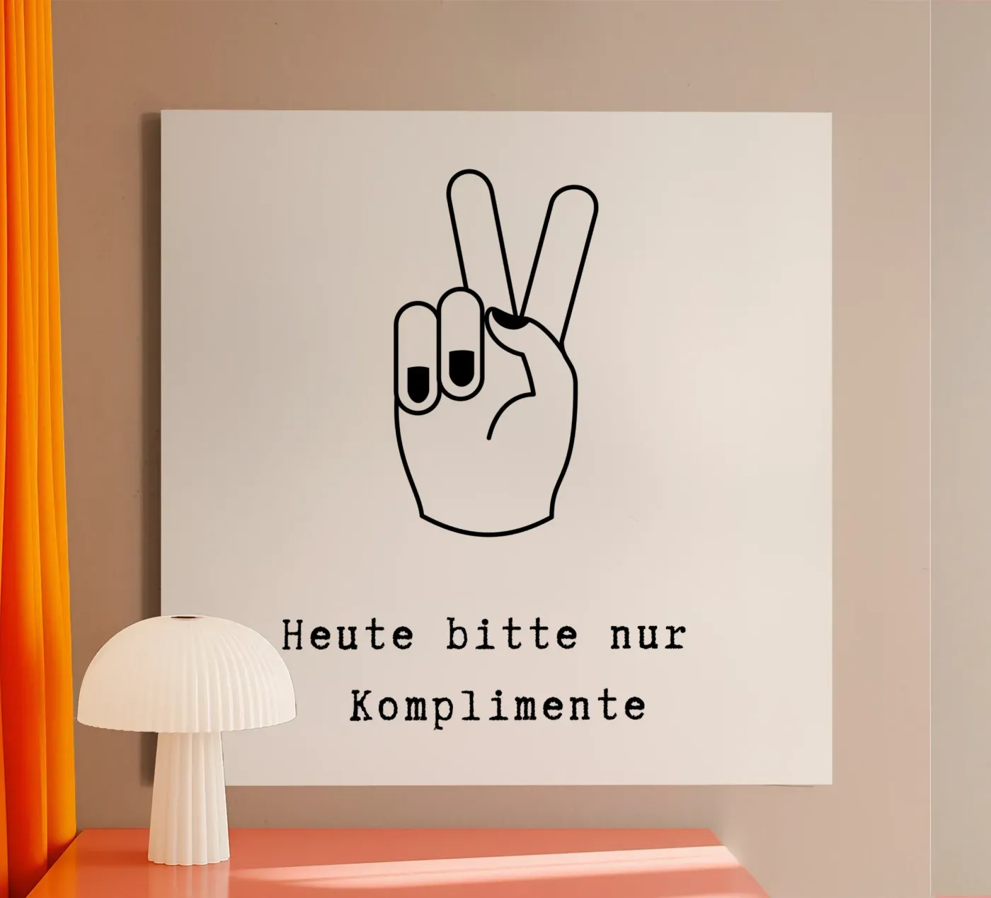 Komplimente canvas by PurePeachStudio