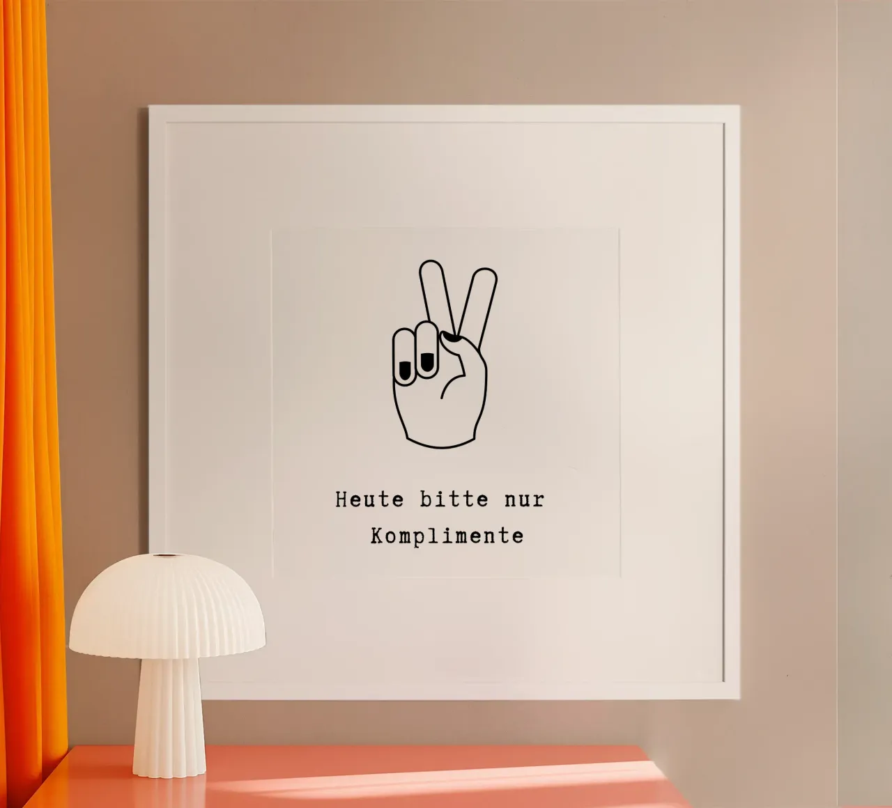 Komplimente poster de PurePeachStudio