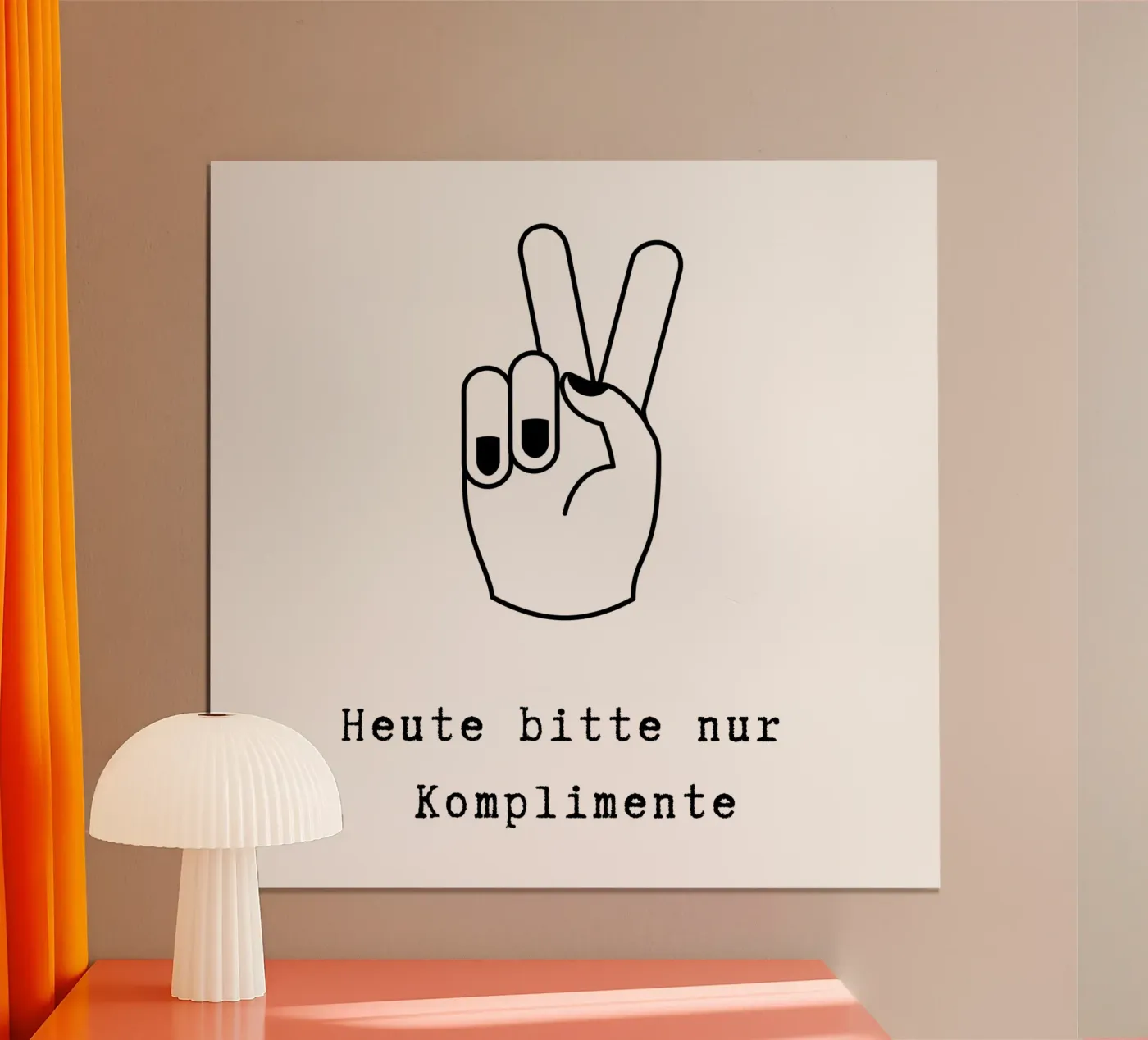 Komplimente poster de PurePeachStudio