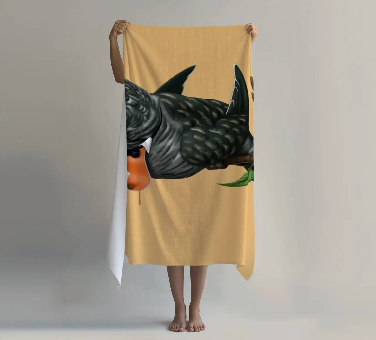 Cock Robin (Coloured) telo mare da Rob Art | Illustration