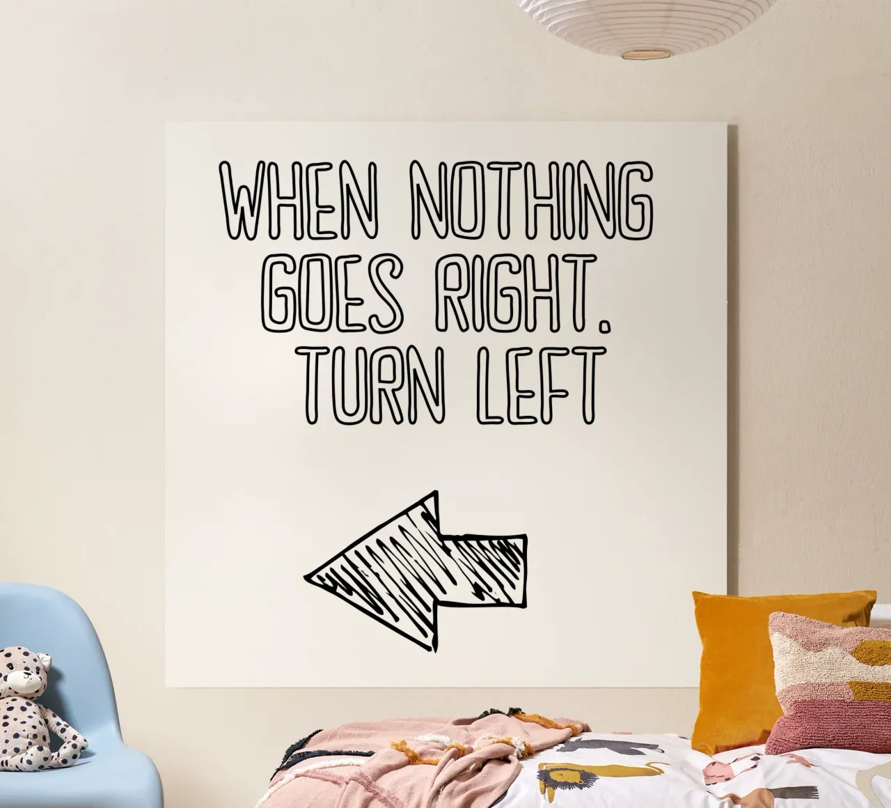 Turn Left plexiglass da PurePeachStudio