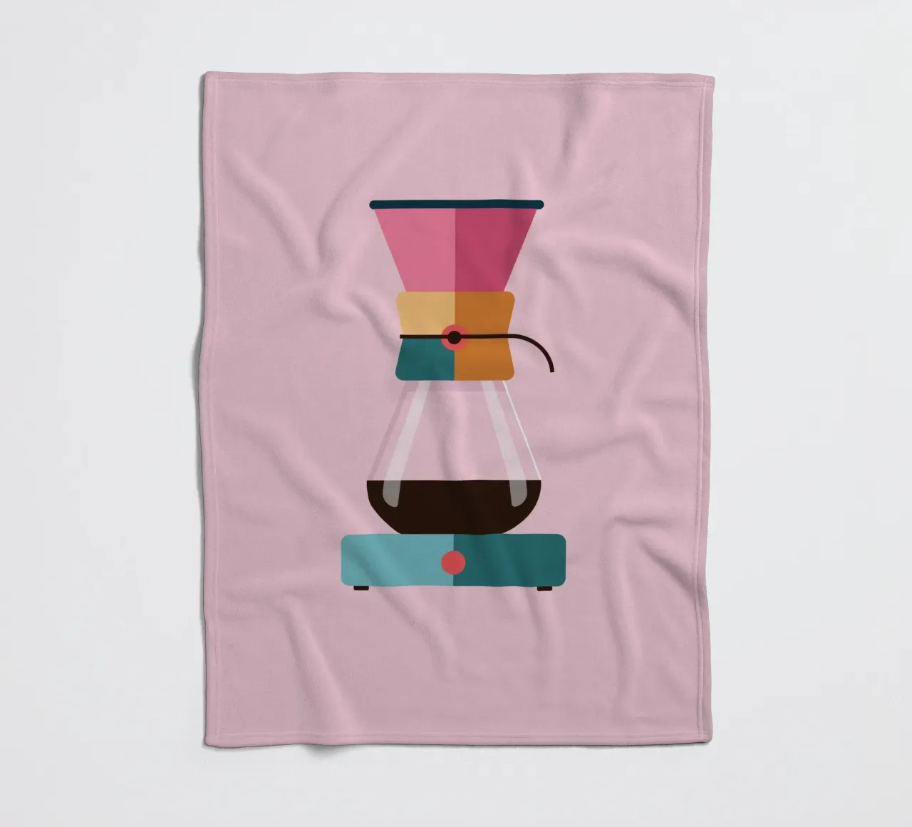 Chemex – Design trifft Kaffee coperta in pile da DARIA IVANOVNA