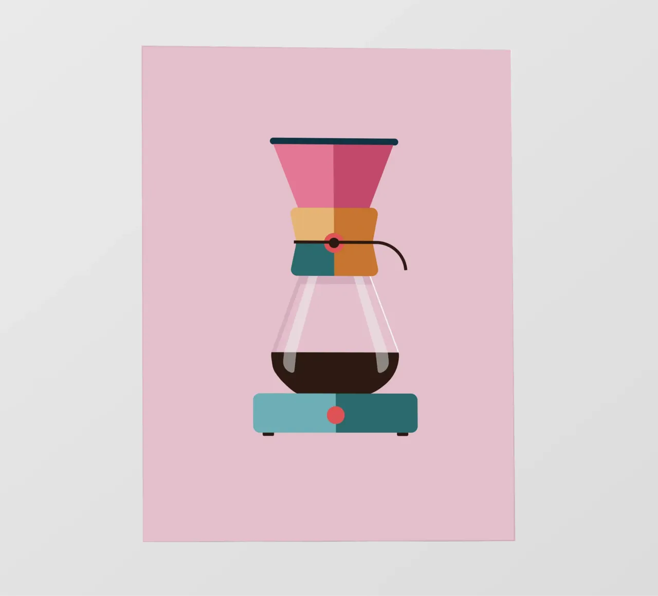 Chemex – Design trifft Kaffee pellicola backlit da DARIA IVANOVNA