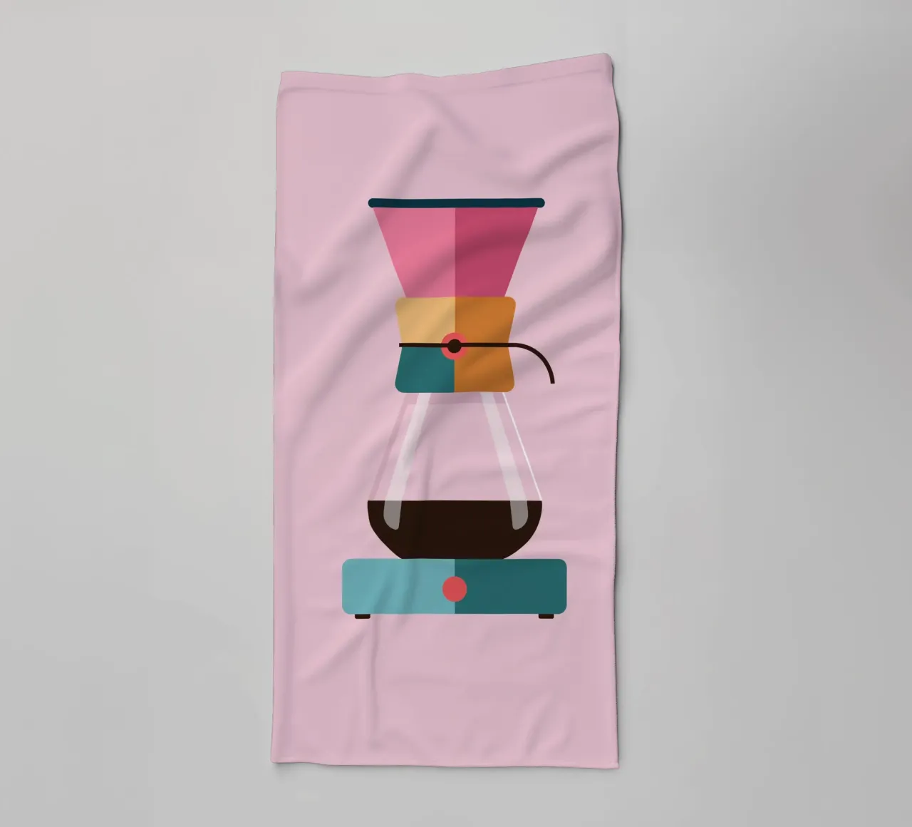 Chemex – Design trifft Kaffee asciugamano da bagno da DARIA IVANOVNA