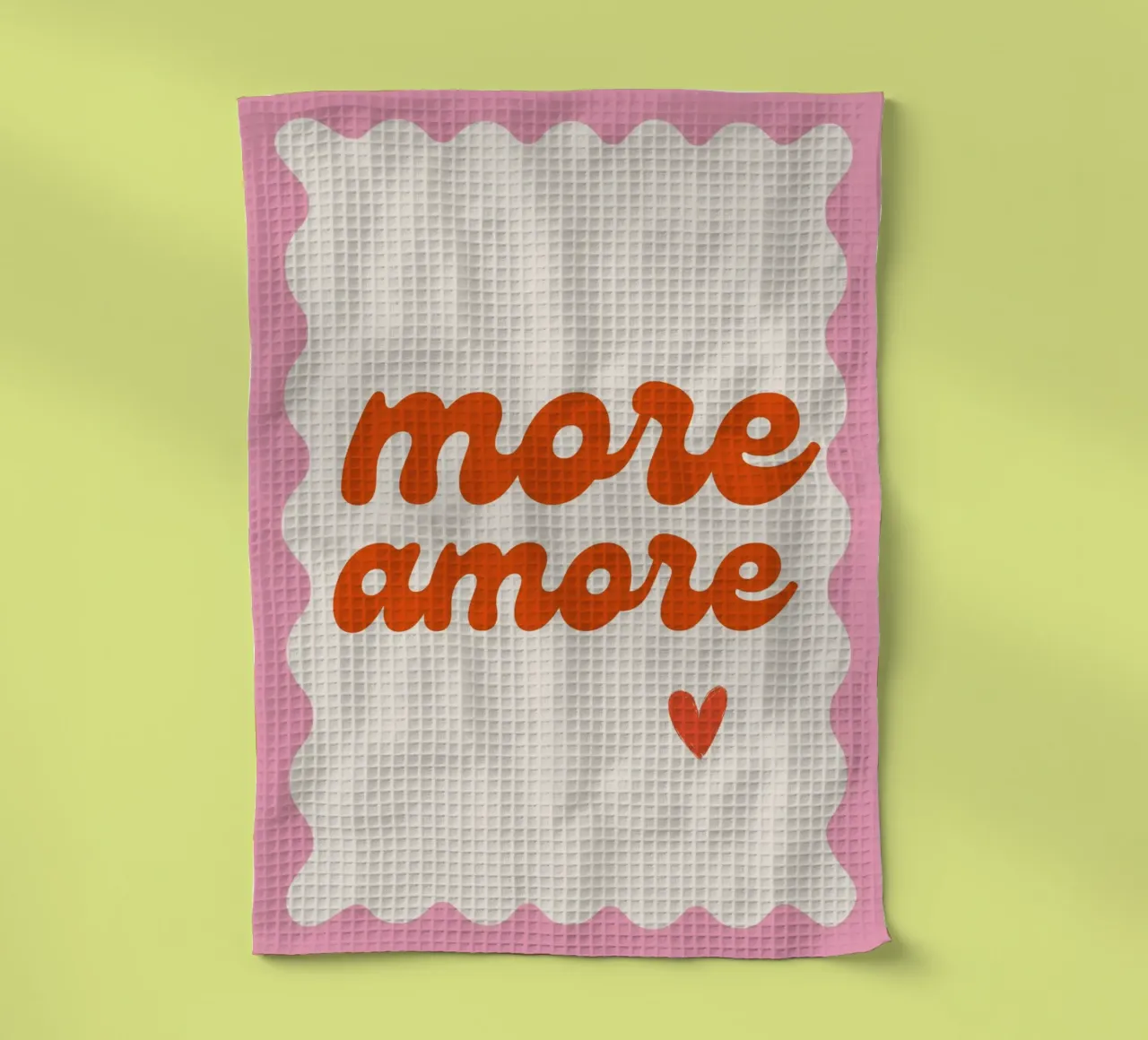More Amore canovaccio da cucina da PurePeachStudio