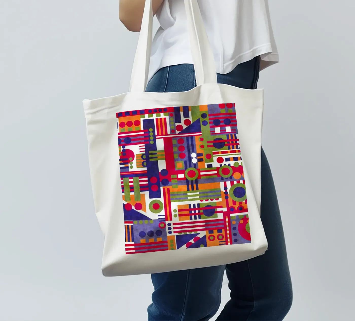 Complex jute draagtas van shellybremmer