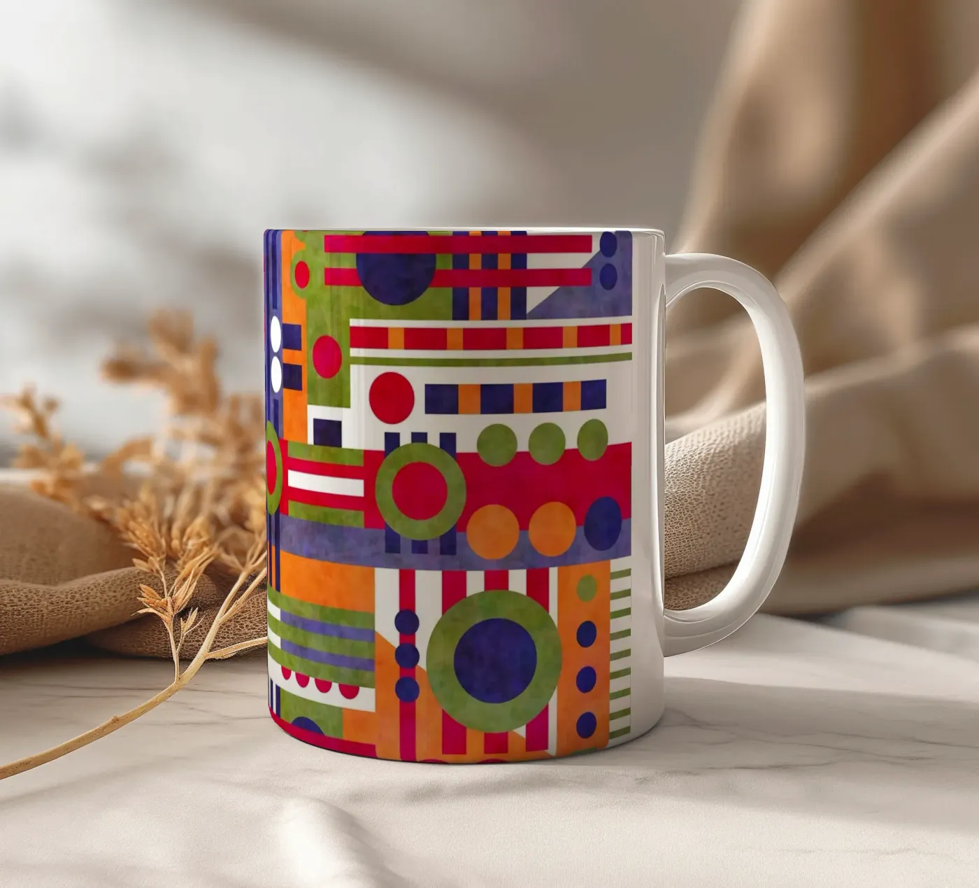 Complex ceramic mug by shellybremmer