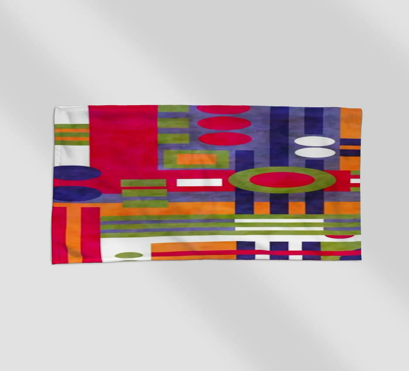 Complex beach towel by shellybremmer