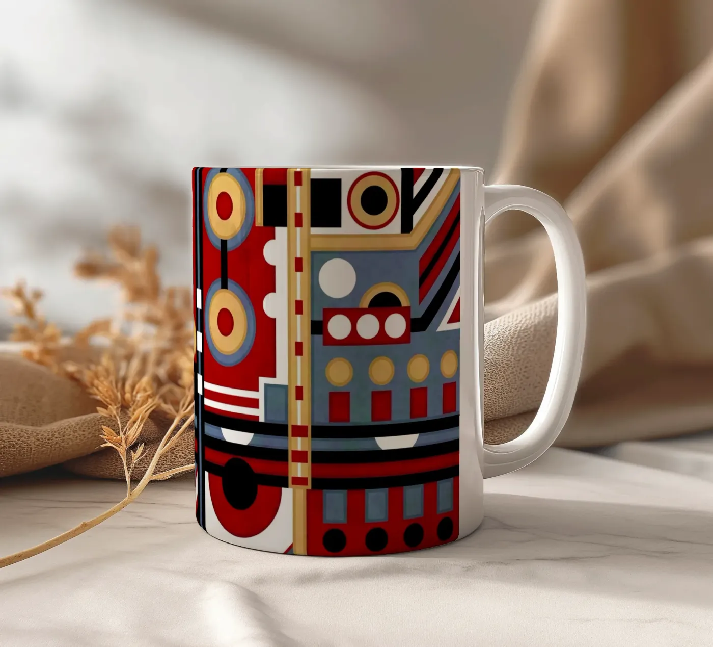 Interface ceramic mug by shellybremmer
