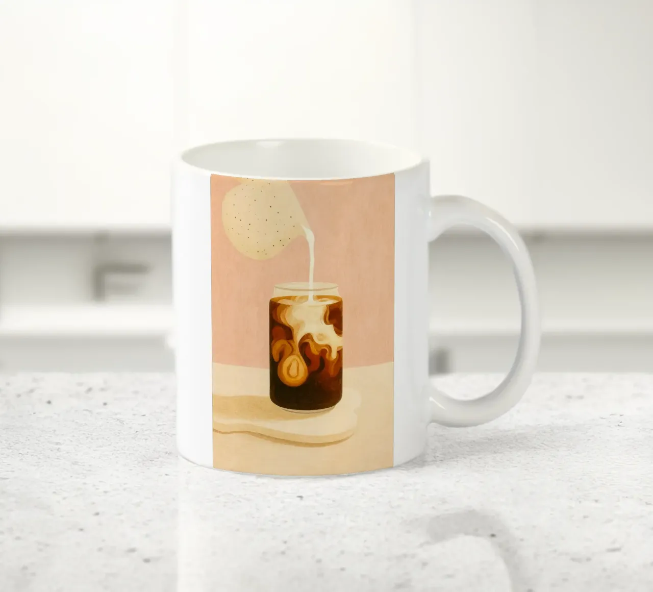 Caffe Latte tazza in ceramica da PurePeachStudio