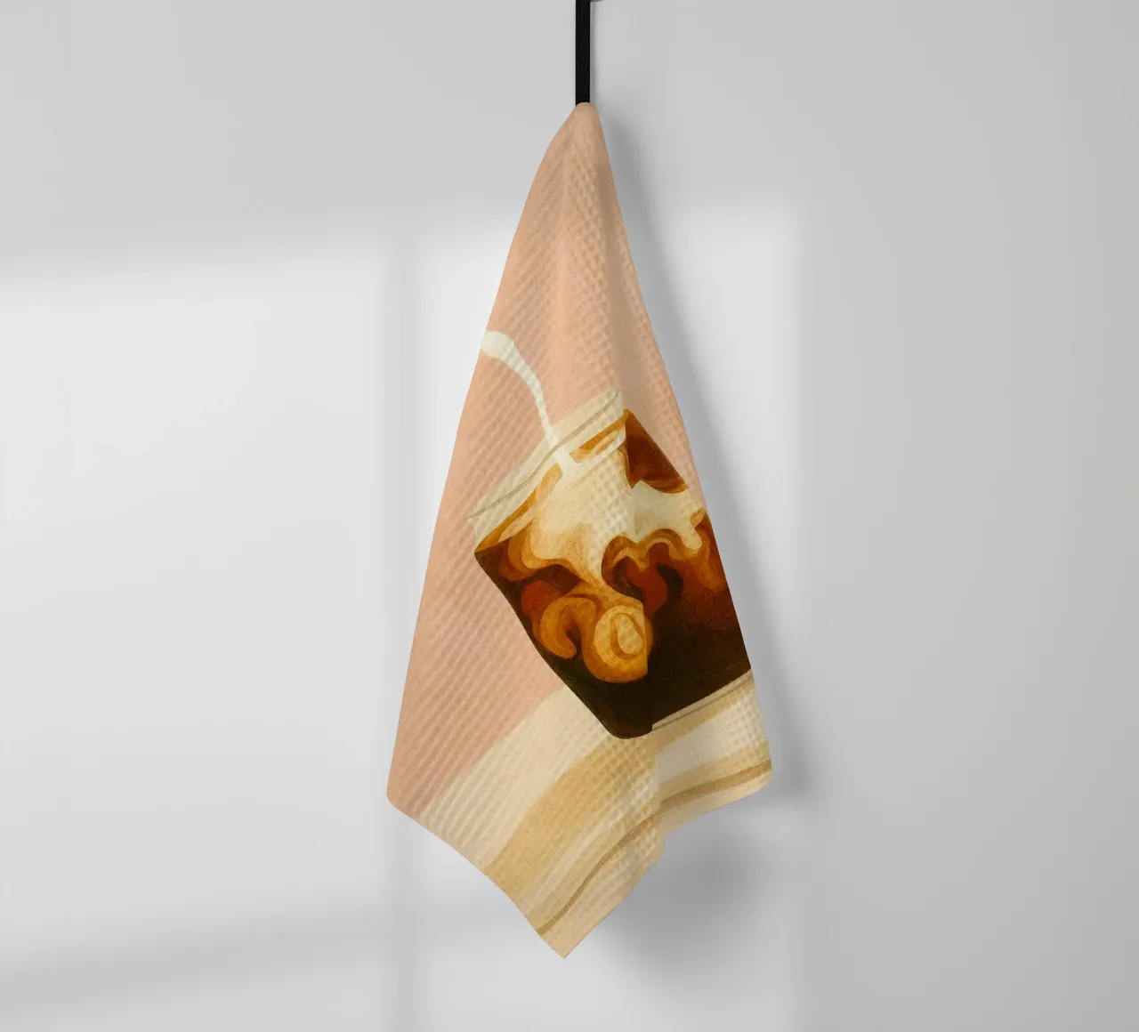 Caffe Latte canovaccio da cucina da PurePeachStudio