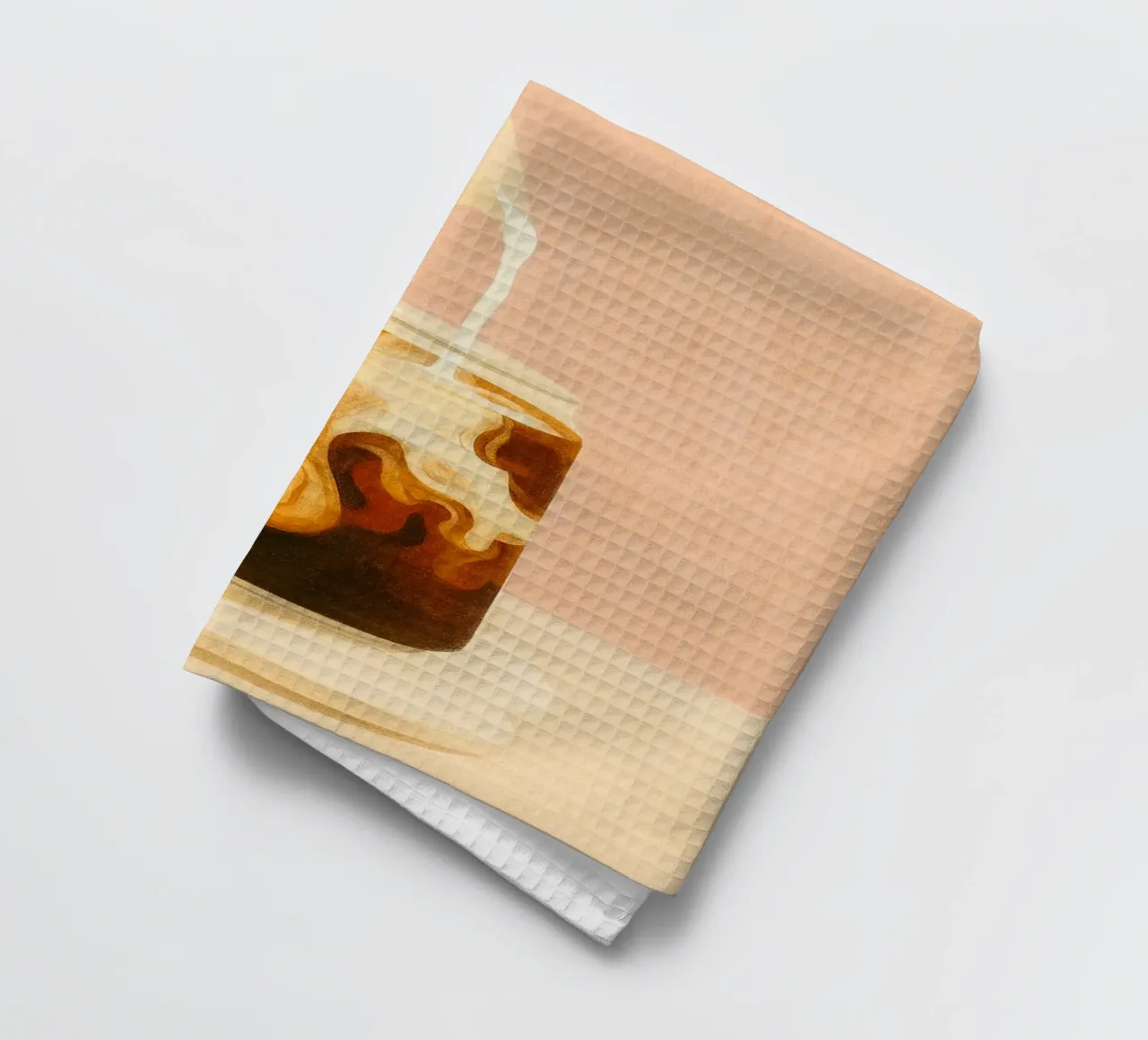 Caffe Latte canovaccio da cucina da PurePeachStudio