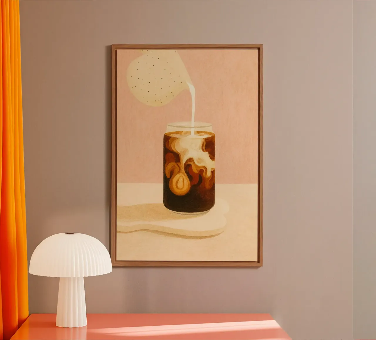Caffe Latte alluminio dibond da PurePeachStudio