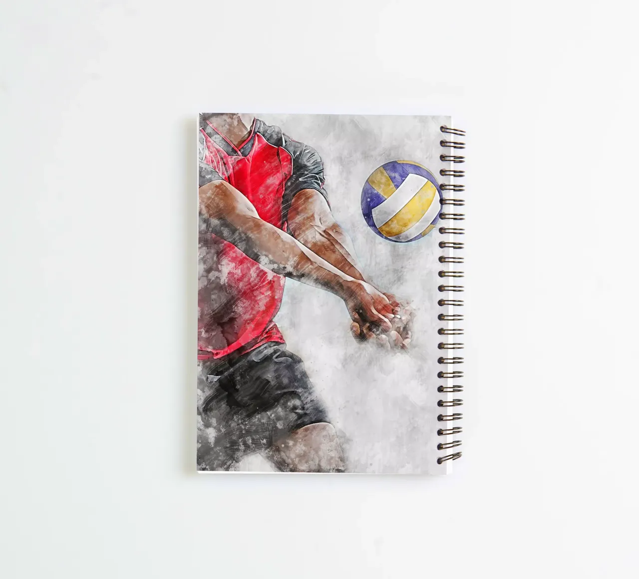 Volleyball 3 spiral notebook by Mateo