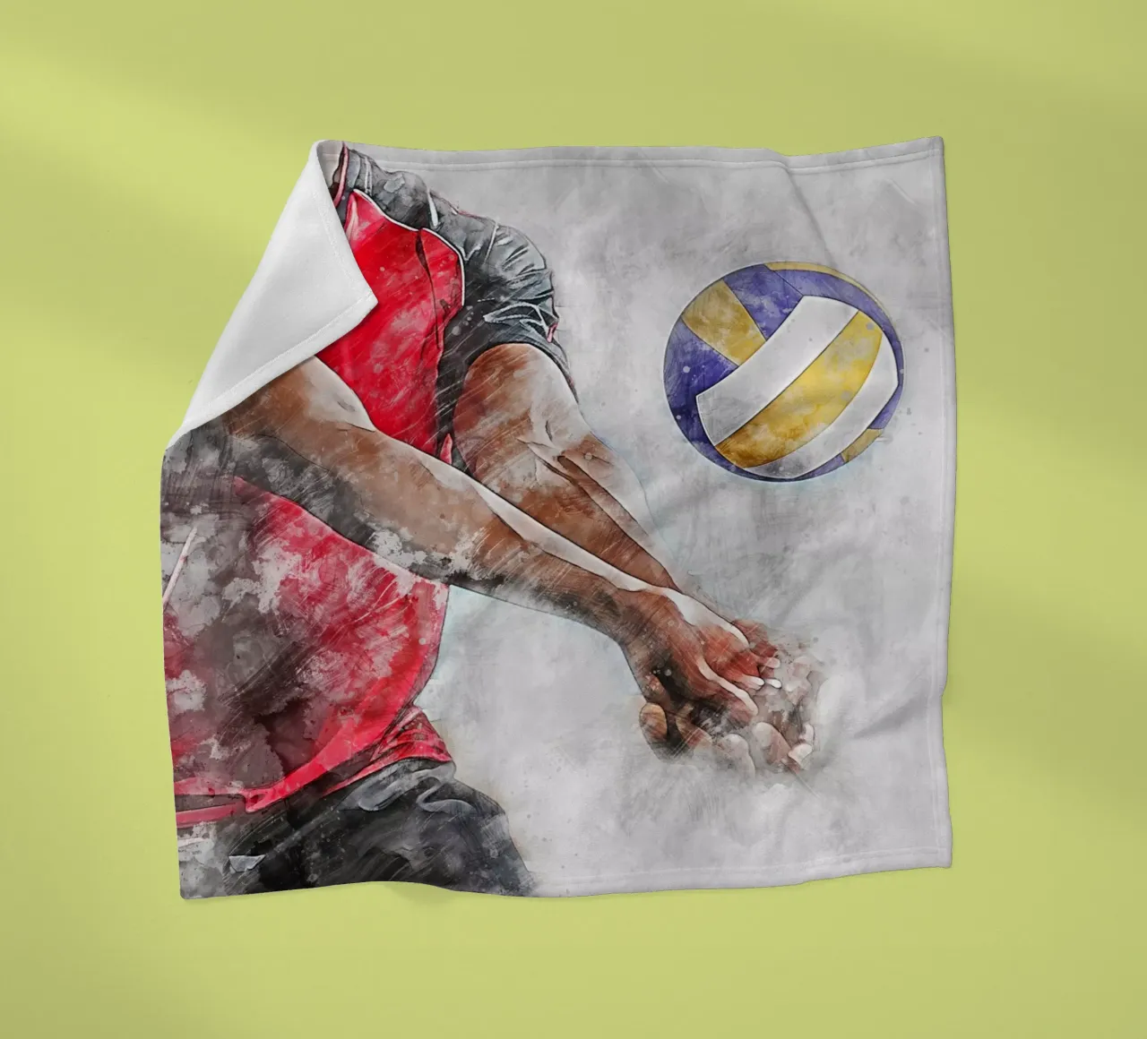 Pallavolo 3 coperta in pile da Mateo