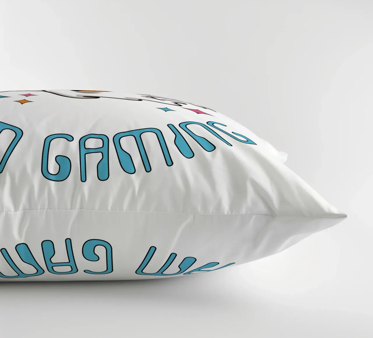 CAN’T HEAR YOU – I AM GAMING - Ghost cuscino da studiovinja